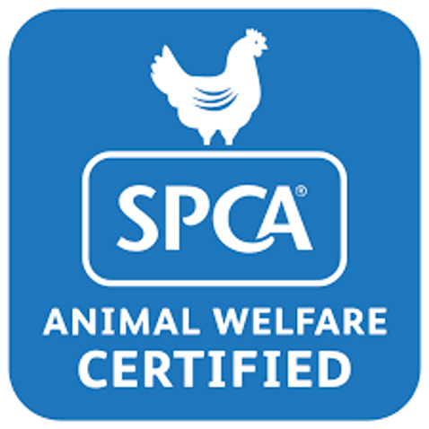 SPCA Certified organic free range eggs